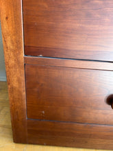 Load image into Gallery viewer, Two Piece Mission Style Glass Front Cabinet from Ethan Allen