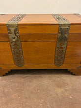 Load image into Gallery viewer, Chinese Camphor Wood Chest with Brass Fittings from Taipei