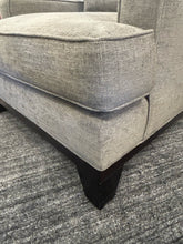 Load image into Gallery viewer, Grey Tweed Armchair from Pottery Barn