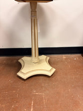 Load image into Gallery viewer, Vintage Hollywood Regency Style Round Marble Top Side Table