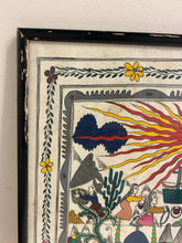 Load image into Gallery viewer, Framed Amate Painting on Amate Bark Paper by Felix Venancio R., signed