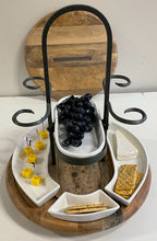 Load image into Gallery viewer, Two Tier Charcuterie and Wine Server from Frontgate