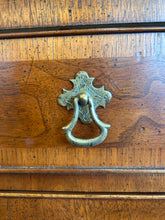 Load image into Gallery viewer, Georgian Banded Mahogany Flip Top Server on Wheels from Craig Furniture