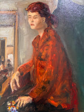 Load image into Gallery viewer, Original Expressionist Figural Painting by Gus Hunkele, signed
