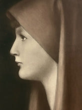 Load image into Gallery viewer, Framed Print Portrait of Saint Fabiola by Jean-Jaques Henner