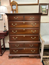 Load image into Gallery viewer, Mahogany Six Drawer Highboy Dresser from Pennsylvania House