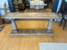 Load image into Gallery viewer, Balustrade Salvaged Wood Console Table from Restoration Hardware