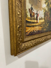 Load image into Gallery viewer, Framed Reproduction of Scenic Landscape and Tall Ships II
