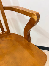 Load image into Gallery viewer, Wood Swivel Desk Chair on Wheels from Pottery Barn