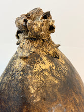 Load image into Gallery viewer, Hand Crafted Earthen Bulbous Shaped Art Vase/Decorative Object