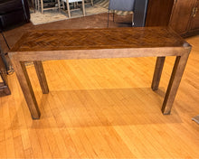Load image into Gallery viewer, Oak Parsons Console Table from Henredon