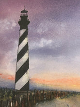 Load image into Gallery viewer, Original Giclee "Cape Hatteras Lighthouse" by Susan Willis, signed & numbered