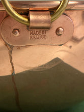 Load image into Gallery viewer, Copper Beating Bowl with Loop Handle from Bridge Kitchenware, made in France