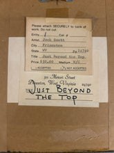 Load image into Gallery viewer, Framed Original Watercolor "Just Beyond the Top" by Jack Scott, signed