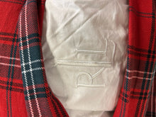 Load image into Gallery viewer, Holiday Plaid Euro Pillow Cover from William Sonoma with Ralph Lauren Down Insert