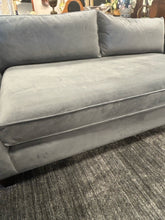 Load image into Gallery viewer, Slate Blue Microfiber Daybed from Crate & Barrel