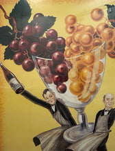 Load image into Gallery viewer, Vintage Reproduction "Les Vins Selectionnes" Framed Poster