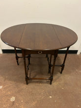 Load image into Gallery viewer, One Drawer Mahogany Gate Leg End Table from Statton Furniture