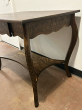 Load image into Gallery viewer, Vintage Quartersawn Oak Library Table with Cabriole Legs