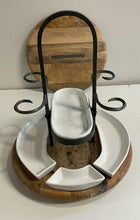Load image into Gallery viewer, Two Tier Charcuterie and Wine Server from Frontgate