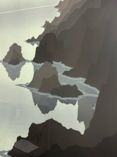 Load image into Gallery viewer, Framed Original Serigraph "Rocky Coast" by Robert Wilson, signed & numbered