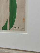 Load image into Gallery viewer, "Green Circle Series" II by Dana Gibson, signed, in White Washed Frame