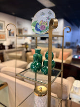Load image into Gallery viewer, MCM Maison Jansen Style Gold Etagere with Glass Shelves