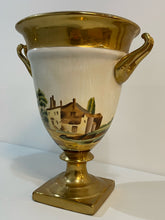 Load image into Gallery viewer, Vintage Porcelain Urn depicting French Countryside Scene from Chelsea House