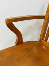 Load image into Gallery viewer, Wood Swivel Desk Chair on Wheels from Pottery Barn