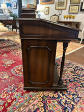Load image into Gallery viewer, Antique Burr Walnut Davenport Desk with Leather Top from England
