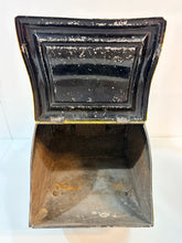 Load image into Gallery viewer, 19th Century Antique Tole Coal Scuttle with Black Transfer Military Scenes