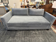 Load image into Gallery viewer, Slate Blue Microfiber Daybed from Crate & Barrel