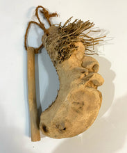 Load image into Gallery viewer, Hand Crafted Bamboo Root Mask/Instrument with Stick