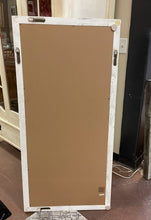 Load image into Gallery viewer, Hand Painted Trellis Mirror in Antiqued Ivory Finish from Pottery Barn
