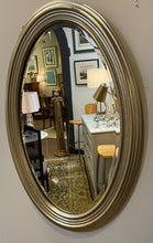 Load image into Gallery viewer, Brushed Silver/Gold Oval Mirror