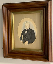 Load image into Gallery viewer, Framed Portrait of 19th Century Gentleman