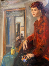 Load image into Gallery viewer, Original Expressionist Figural Painting by Gus Hunkele, signed