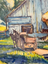 Load image into Gallery viewer, Original Watercolor "Folk Art" by Betty Wilder Eddy