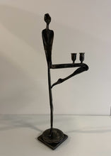 Load image into Gallery viewer, Brutalist Style Sculptural Candleholder by Miran Elbakyan, signed