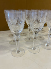 Load image into Gallery viewer, 12 Gallia Crystal Wine Glasses from Rogaska Crystal