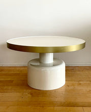 Load image into Gallery viewer, Brand New Round Enameled Cocktail Table from Zuiver Furniture