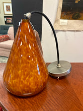 Load image into Gallery viewer, Amber, Pear Shaped Glass Hanging Light Fixture

