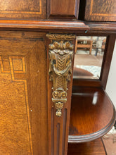 Load image into Gallery viewer, Vintage French Louis XVI Buffet with One Cabinet, Display Shelving &amp; Marble Top
