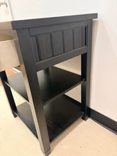 Load image into Gallery viewer, One Drawer Black End Table

