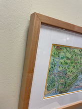 Load image into Gallery viewer, Framed Map of Kennebunkport, Maine
