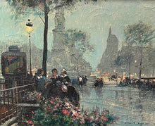 Load image into Gallery viewer, Oil of Paris Park Scene
