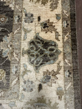 Load image into Gallery viewer, Brown, Cream &amp; Blue Area Rug
