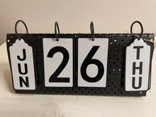 Load image into Gallery viewer, Metal Flip Card Calendar
