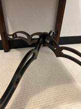 Load image into Gallery viewer, Vintage One Drawer Chippendale End Table with Glass Top from Ethan Allen
