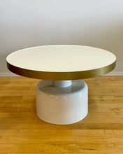 Load image into Gallery viewer, Brand New Round Enameled Cocktail Table from Zuiver Furniture

